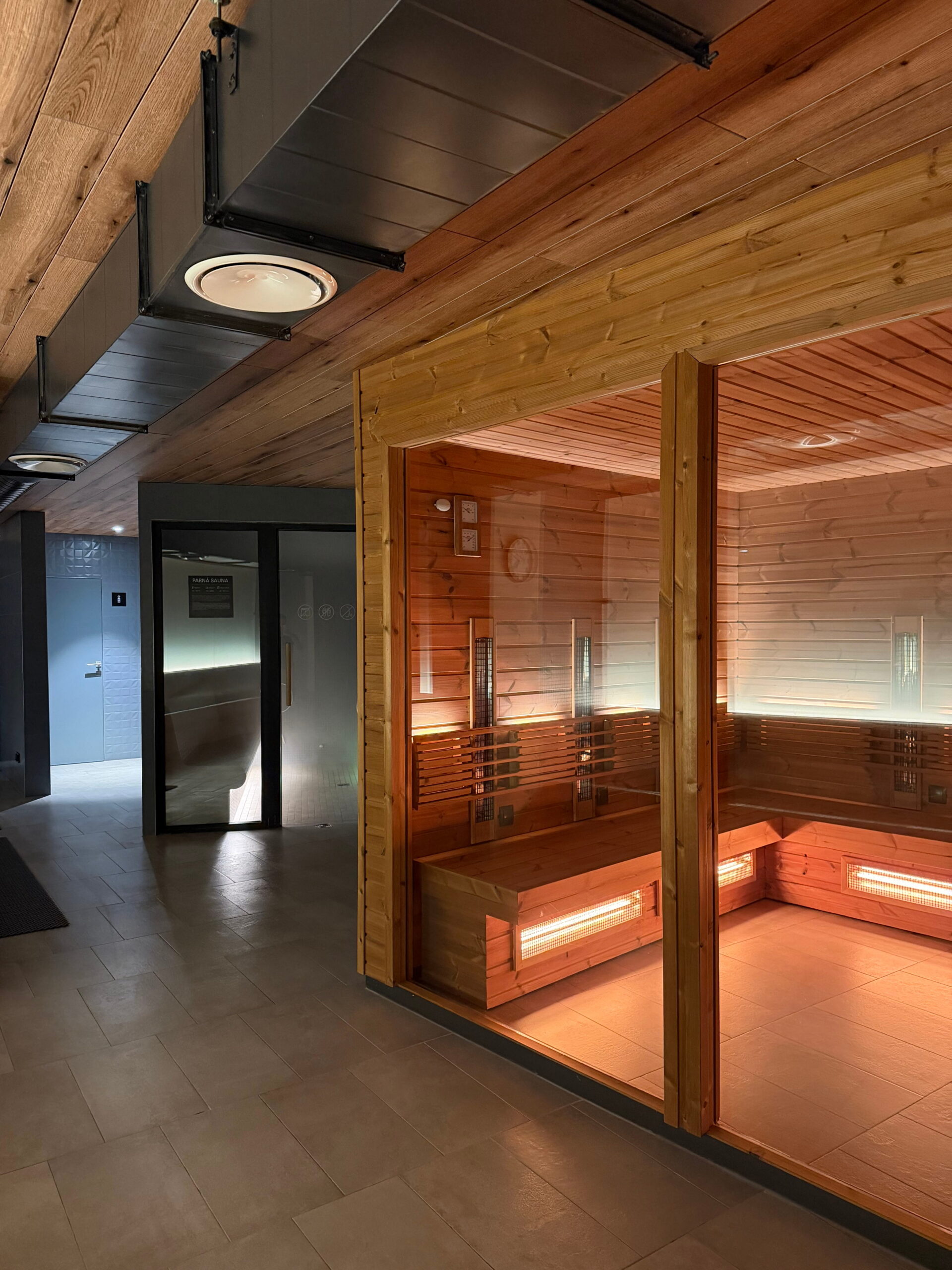 Parná sauna.